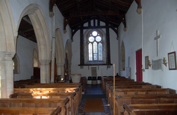 The nave looking west January 2011